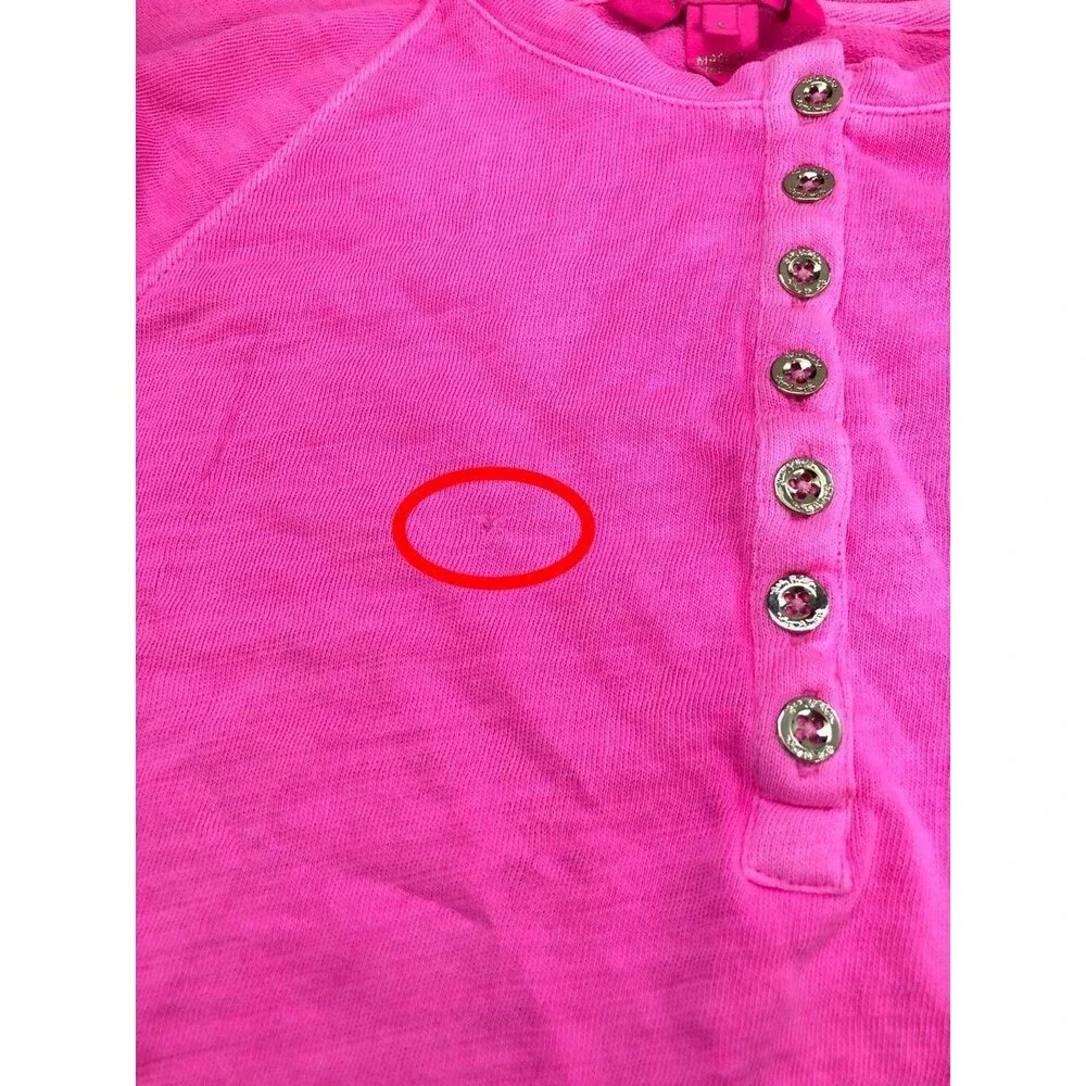 Lilly Pulitzer Leeson Pullover Sweatshirt Tunic Top Long Sleeve Cotton S 288092